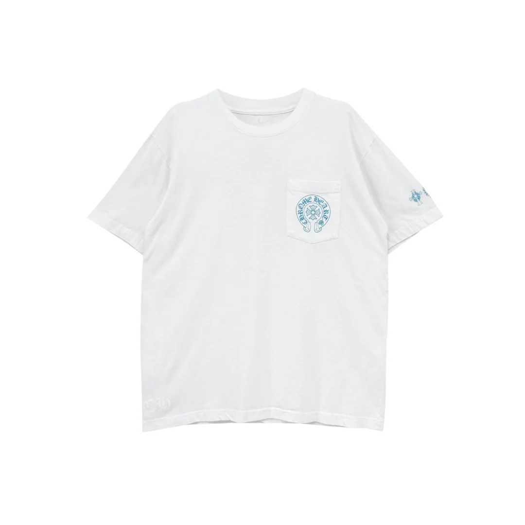 Blue Triple Cross Cemetery Tee By chrome Hearts – By Chrome Hearts
