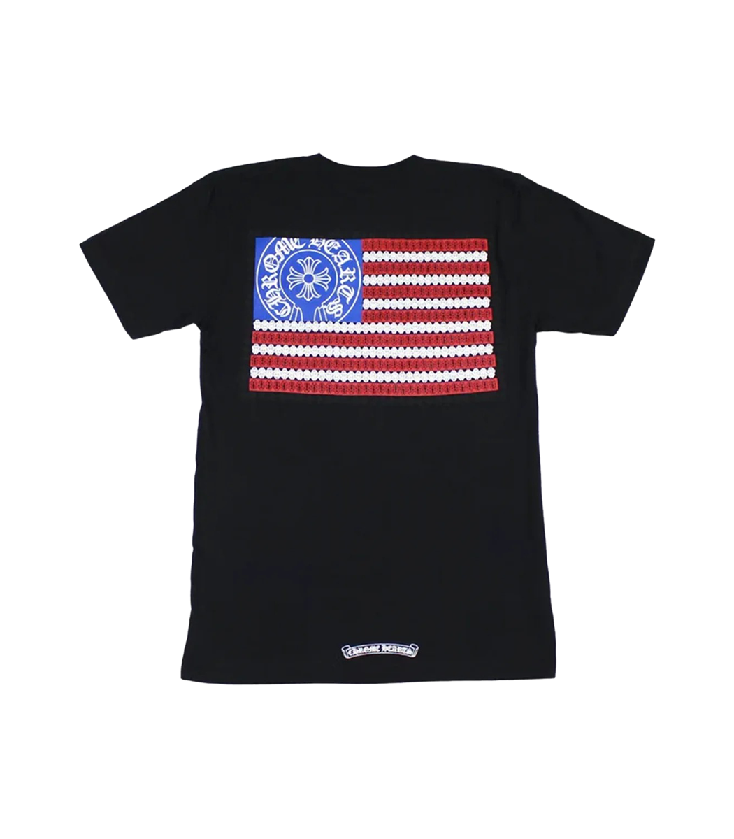 American Flag T-Shirt By Chrome Hearts