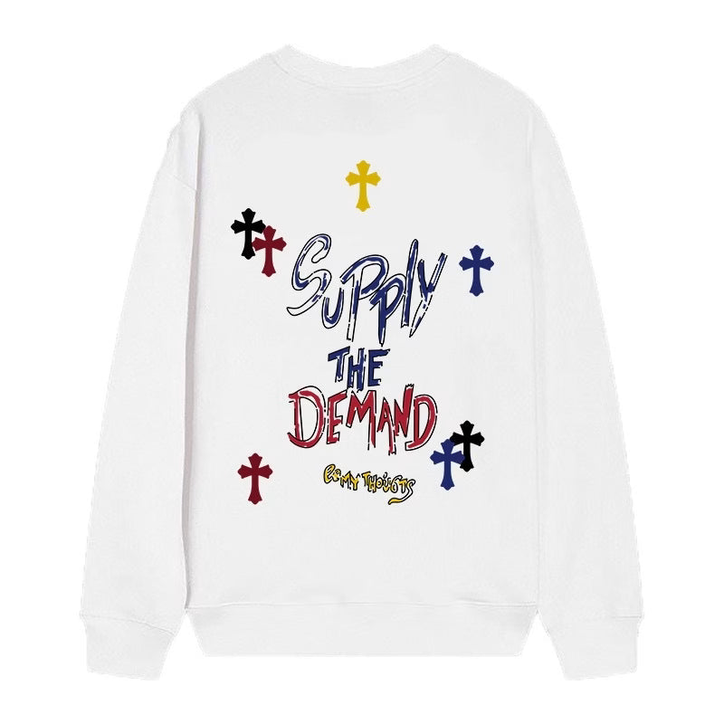 Supply The Demand Sweatshirt – White by Chrome Hearts