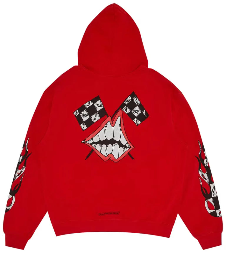 Red  Mattyboy Hoodie by Chrome Hearts