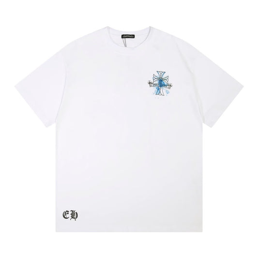 Furo Pryce Cross Tee White by Chrome Hearts