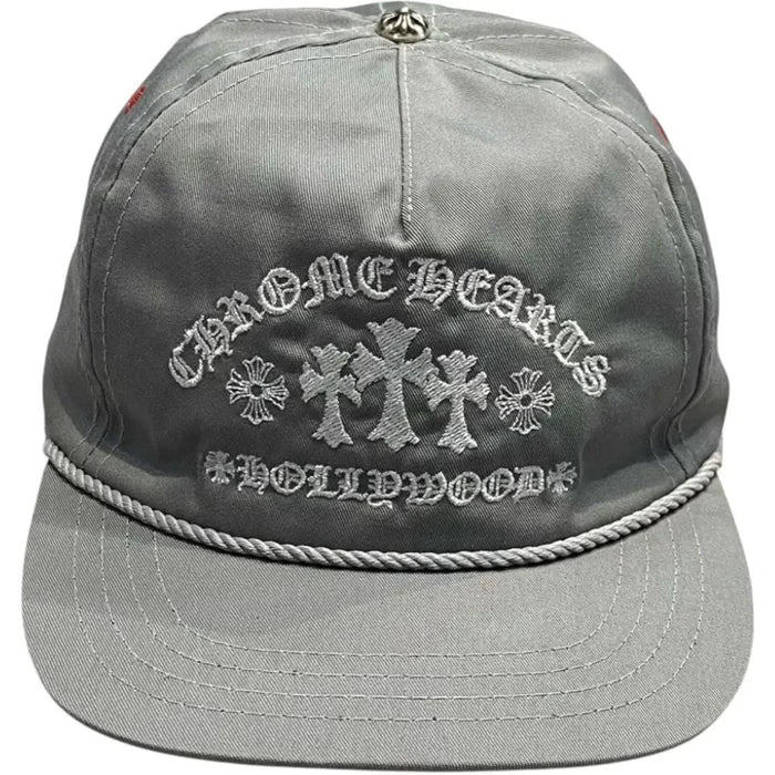 Gas Station 5 Panel Hat Grey by Chrome Hearts