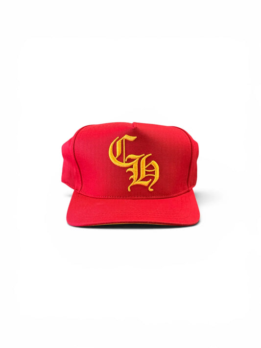 Baseball Hat Red by Chrome Hearts