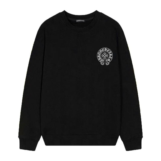 Cross Horseshoe Sweatshirt – Black by Chrome Hearts