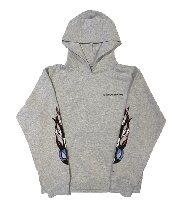 Matty Boy Brain Hoodie Grey by Chrome Hearts