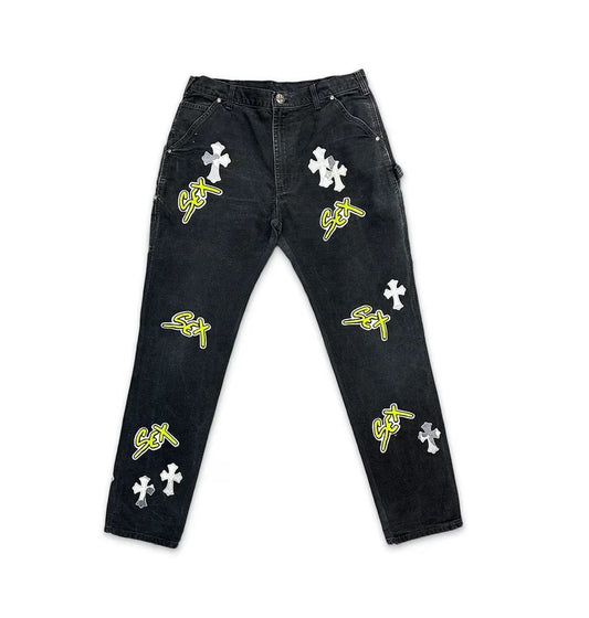 Sex Records Carpenter Pants by Chrome Hearts